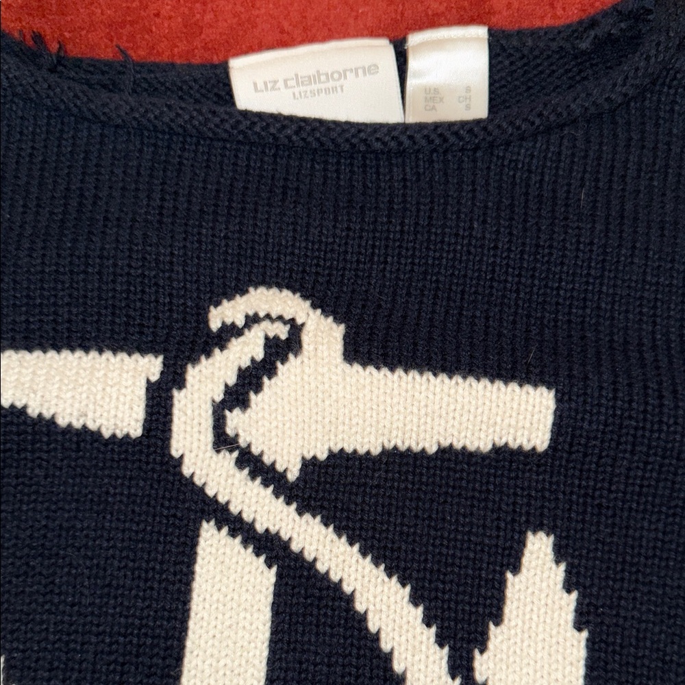 Liz Claiborne Navy & Boston Proper Cream Knit Cardigan Sale 2 for 1 Price - Picture 2 of 6
